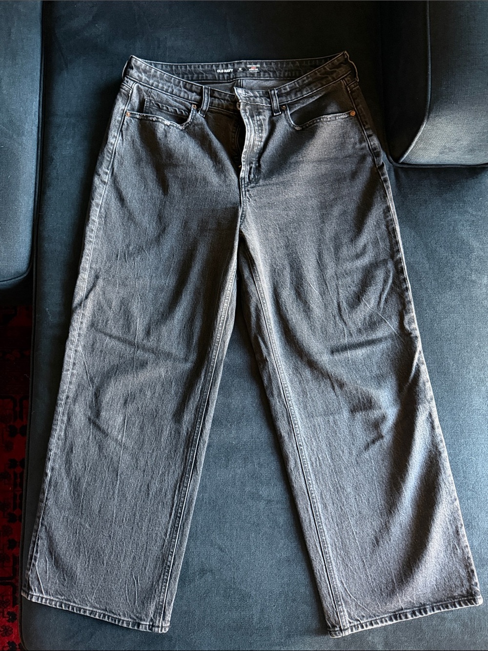 Old Navy - Curvy Wide Leg Jeans (Petite)